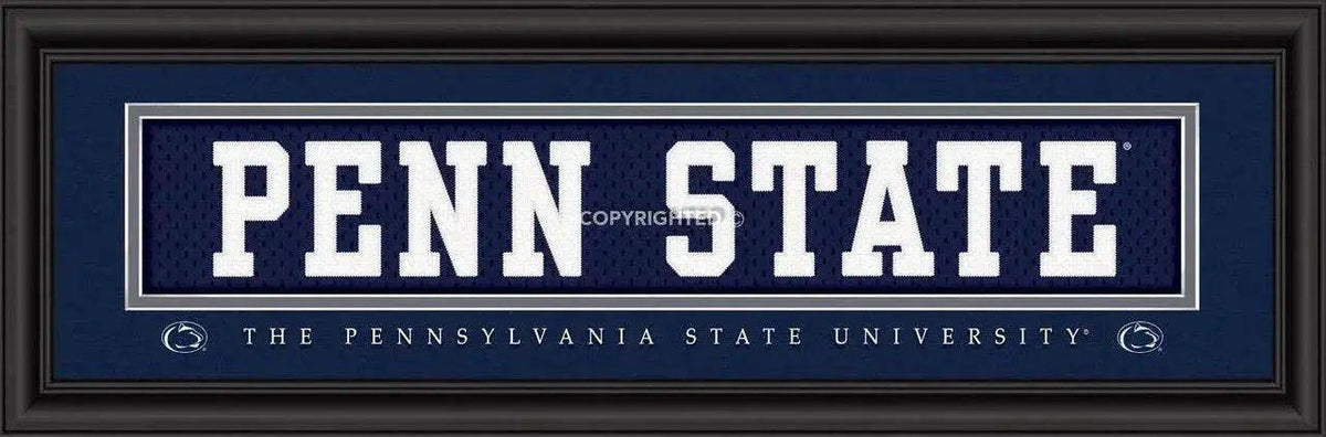  Penn State Nittany Lions Stitched Slogan Print Framed -  ToylandEU™