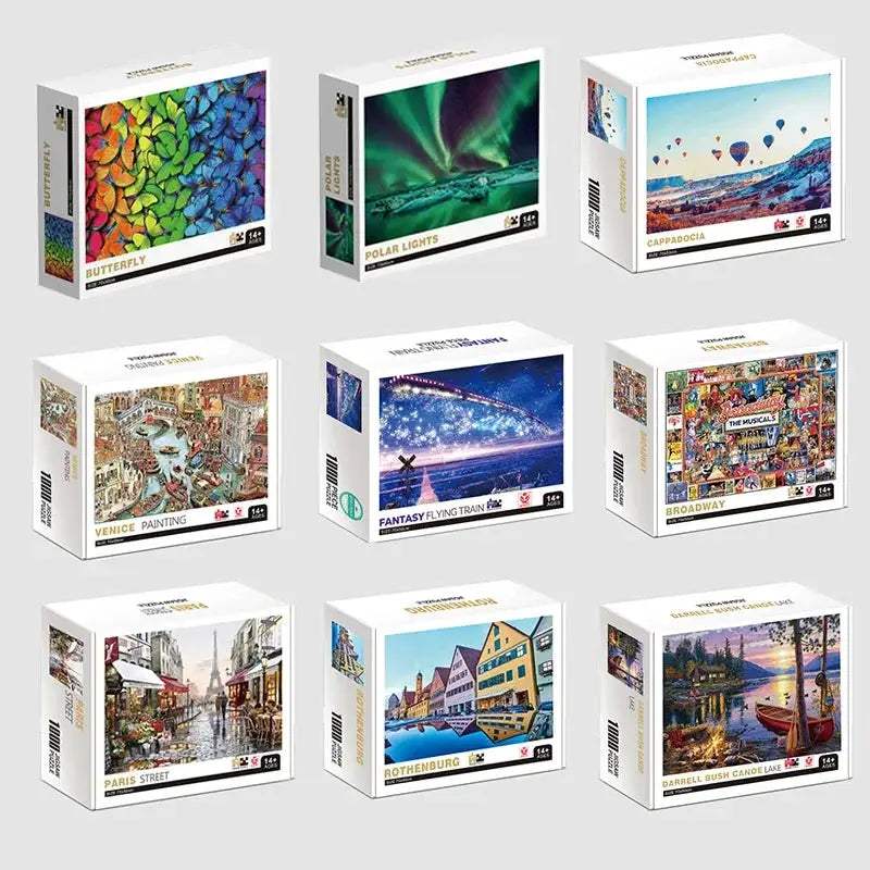 Jigsaw Puzzle 1000 Piece World Famous Painting For Stress Relief - ToylandEU
