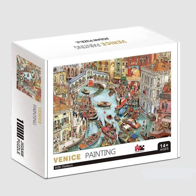 Jigsaw Puzzle 1000 Piece World Famous Painting For Stress Relief - ToylandEU