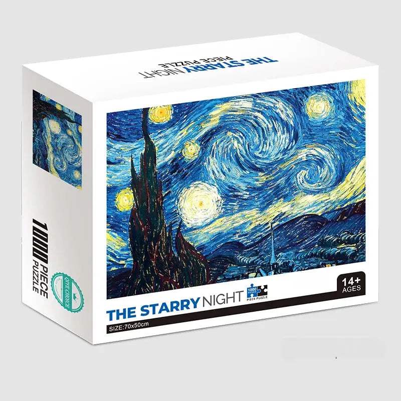 Jigsaw Puzzle 1000 Piece World Famous Painting For Stress Relief - ToylandEU