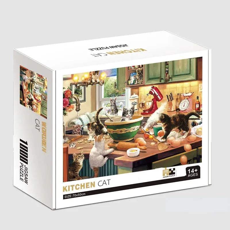 Jigsaw Puzzle 1000 Piece World Famous Painting For Stress Relief - ToylandEU