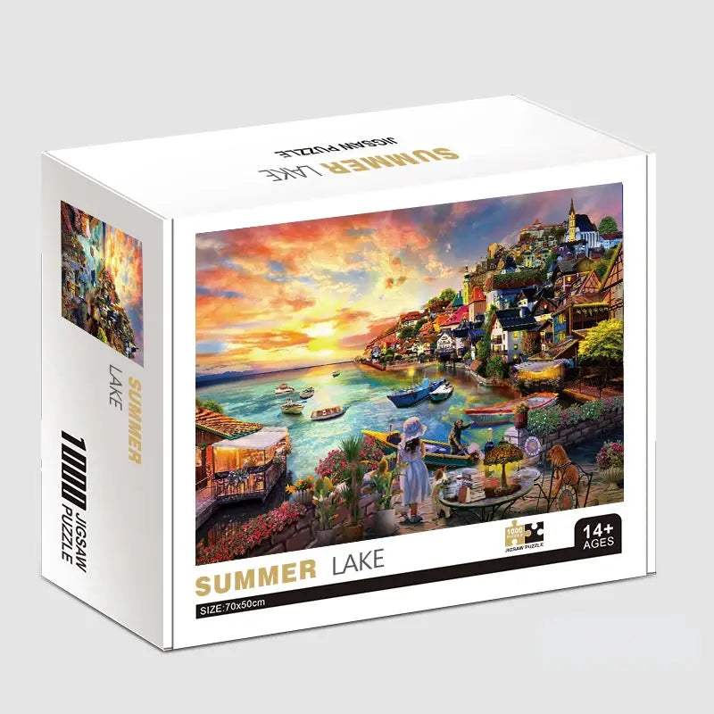 Jigsaw Puzzle 1000 Piece World Famous Painting For Stress Relief - ToylandEU