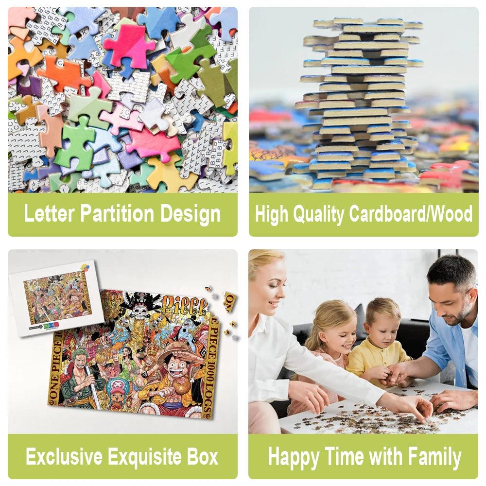 Jigsaw Puzzle | 1000 Pieces | Natural Wood | For Adults