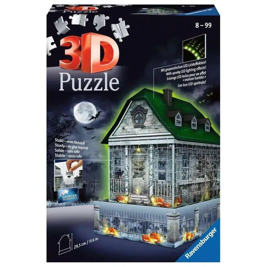  Light-Up Haunted House 257 Piece 3D Jigsaw Puzzle Ravensburger -  ToylandEU™