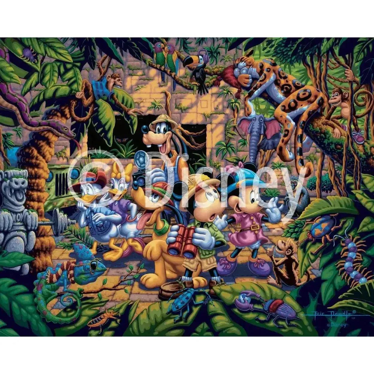  Mickey & Friends Exploring the Jungle 500 Piece Jigsaw Puzzle Disney x Dowdle -  ToylandEU™