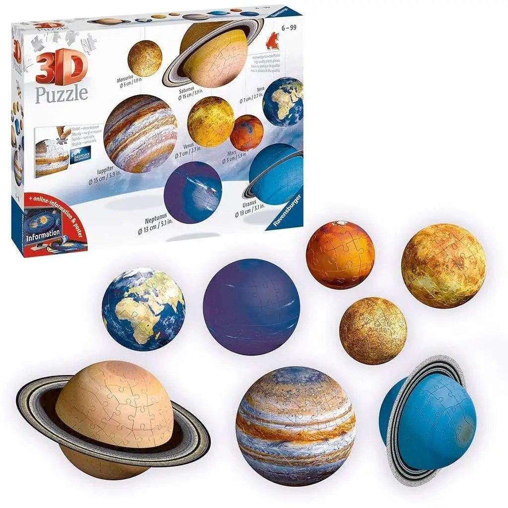  Solar System 540 Piece 3D Jigsaw Puzzle Ravensburger -  ToylandEU™