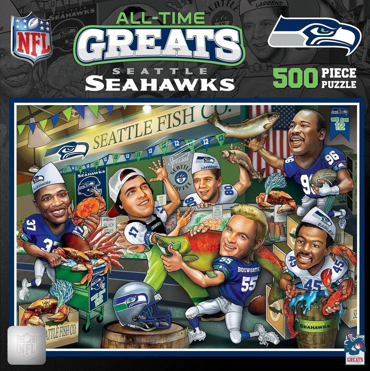  Seattle Seahawks Official All Time Greats Puzzle 500 Pieces -  ToylandEU™