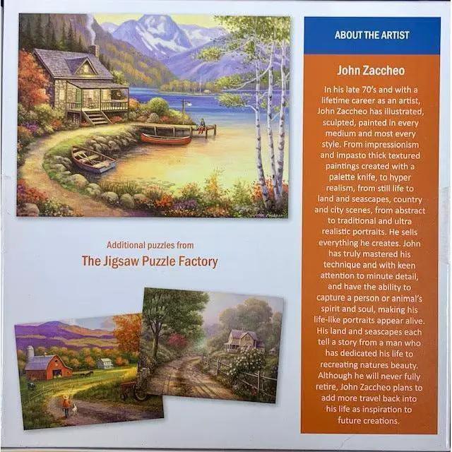 Jigsaw Puzzle Fishing At The Lake 300 Pieces Poster -  ToylandEU™