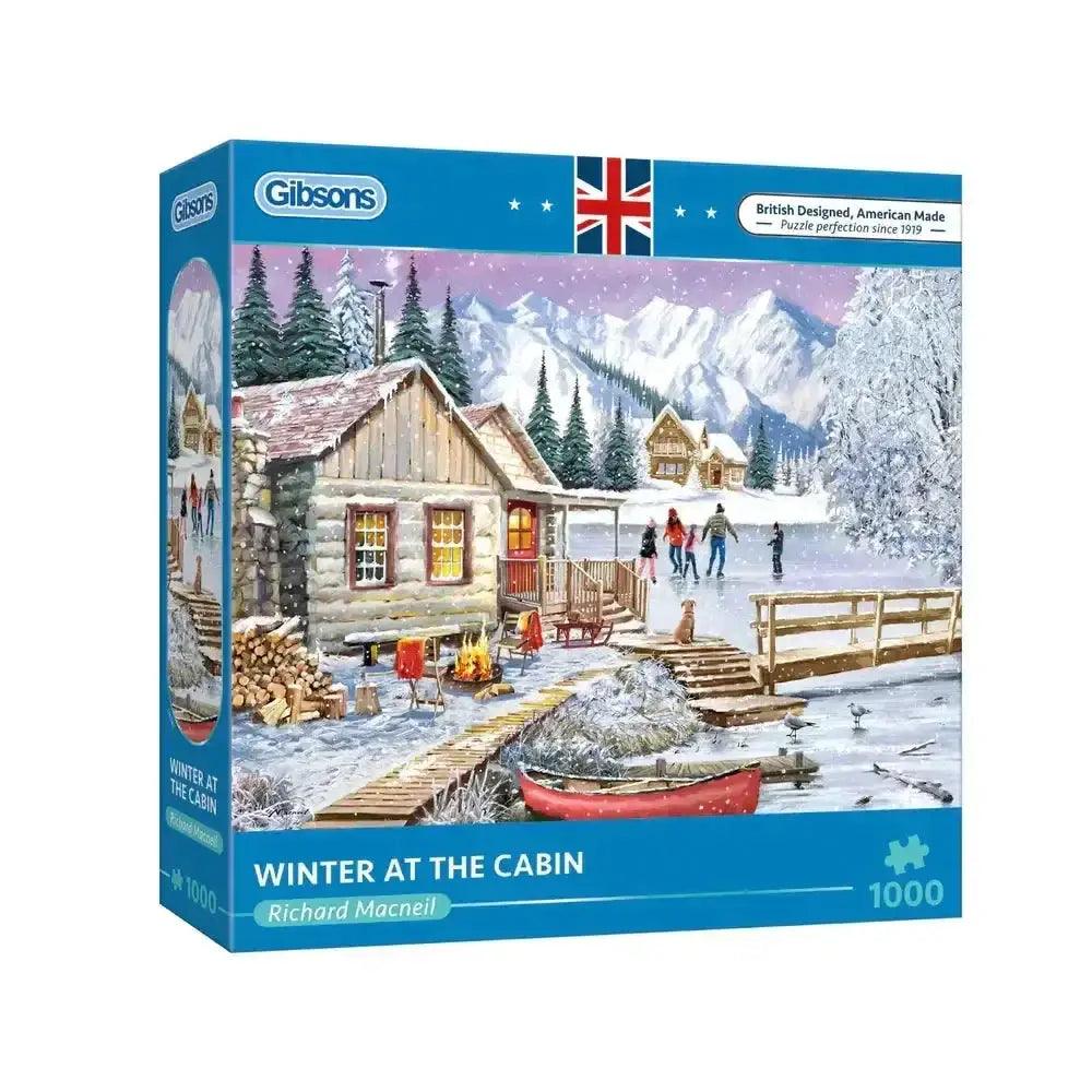 Winter in the Cabin 1000 Piece Jigsaw Puzzle Gibsons -  ToylandEU™