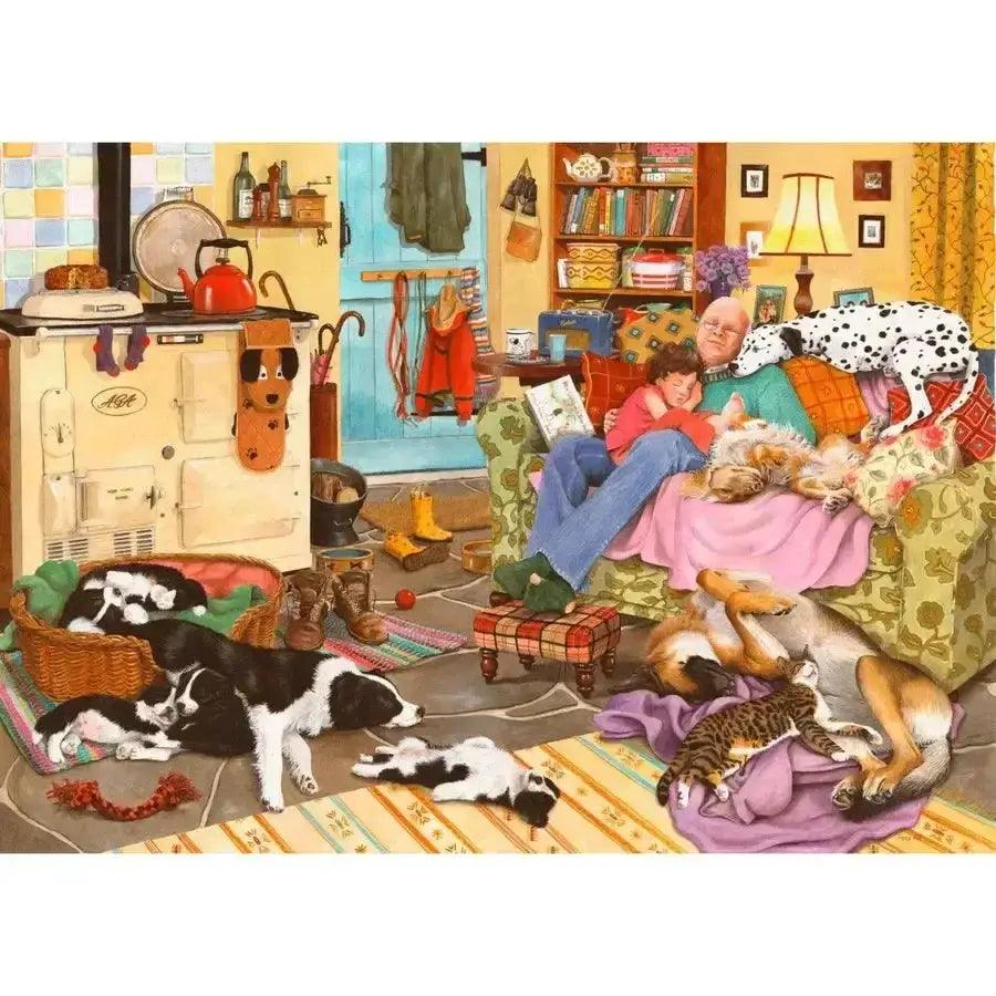  Dog Tired 1000 Piece Jigsaw Puzzle HOP -  ToylandEU™