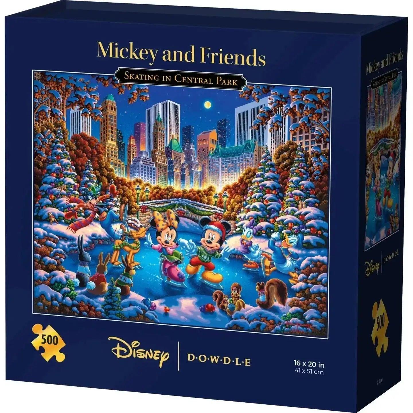  Mickey & Friends Skating in Central Park 500 Piece Jigsaw Puzzle Disney x Dowdle -  ToylandEU™