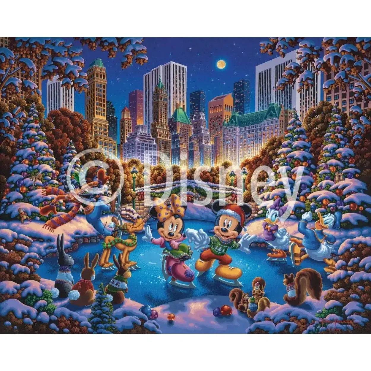  Mickey & Friends Skating in Central Park 500 Piece Jigsaw Puzzle Disney x Dowdle -  ToylandEU™
