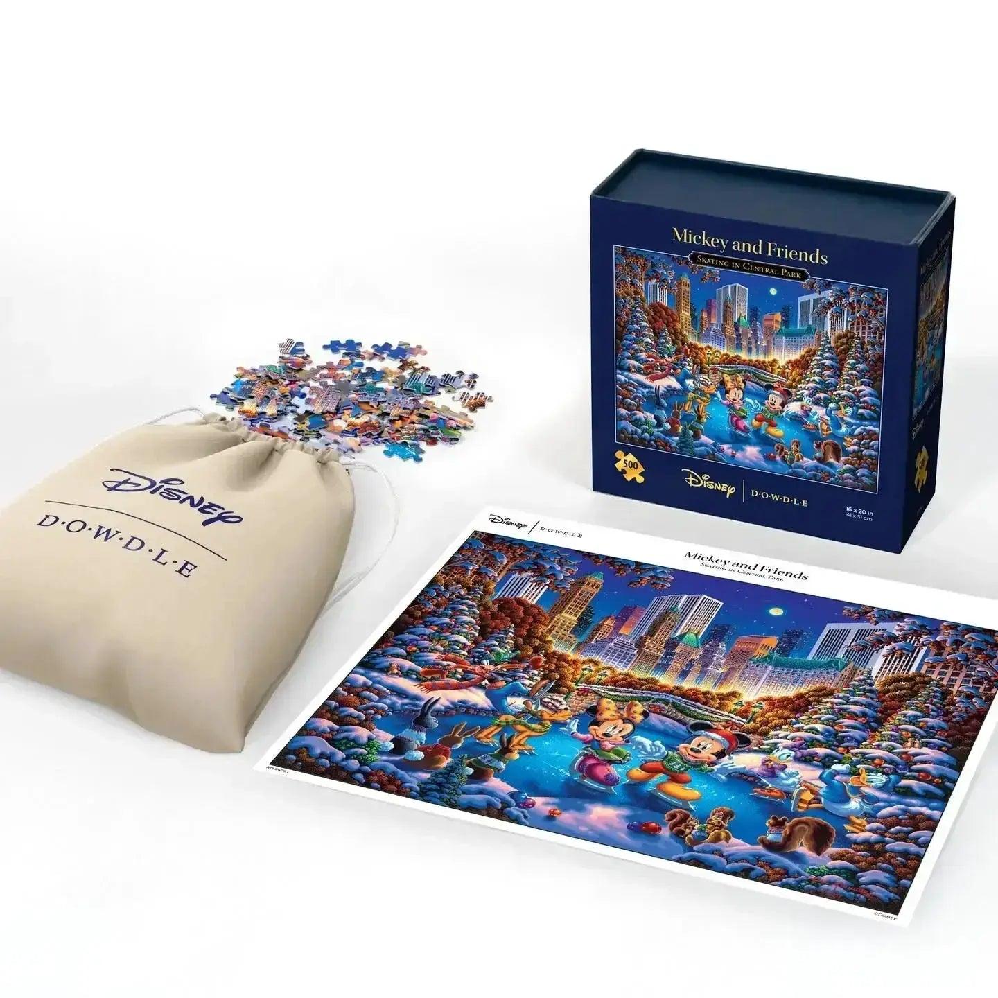  Mickey & Friends Skating in Central Park 500 Piece Jigsaw Puzzle Disney x Dowdle -  ToylandEU™