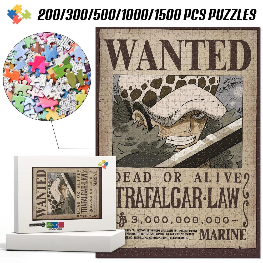  Jigsaw Puzzle One Piece Trafalgar Law | Toylandeu™ 