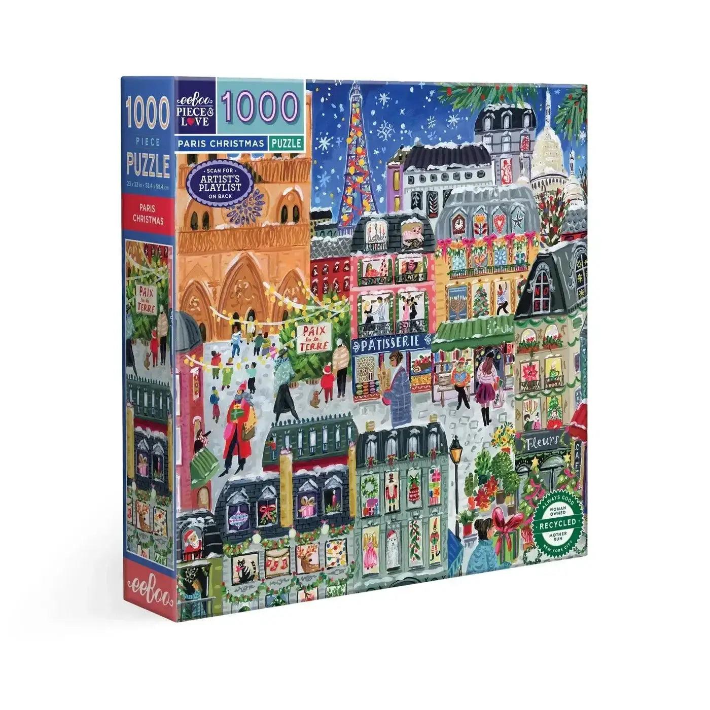  Paris Christmas 1000 Piece Jigsaw Puzzle eeBoo -  ToylandEU™