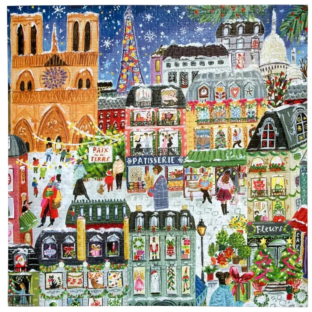  Paris Christmas 1000 Piece Jigsaw Puzzle eeBoo -  ToylandEU™