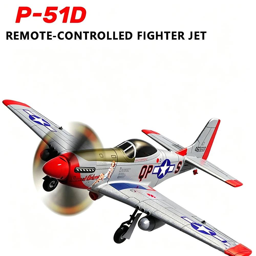 Jikefun 1/16 P-51d Mustang Rc Plane | Brushless Motor | Toylandeu