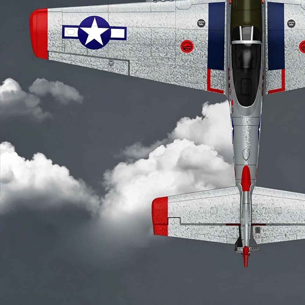 Jikefun 1/16 P-51d Mustang Rc Plane | Brushless Motor | Toylandeu