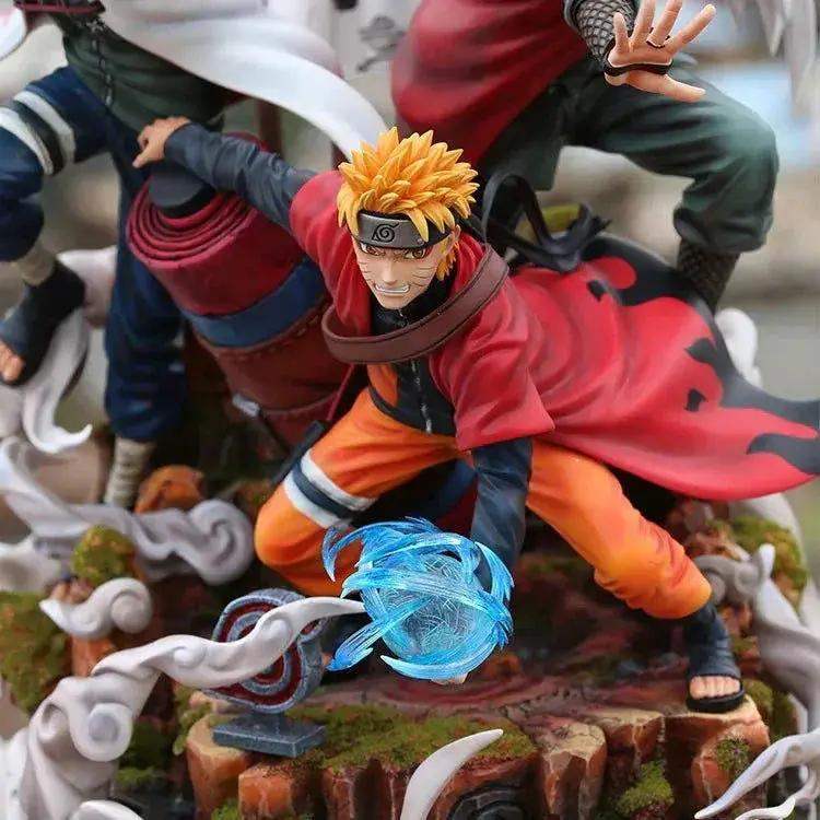 Jiraiya Minato and Naruto Anime Figurines, NARUTO SHIPPUDEN Figures Master and Apprentice Figure 41cm - ToylandEU