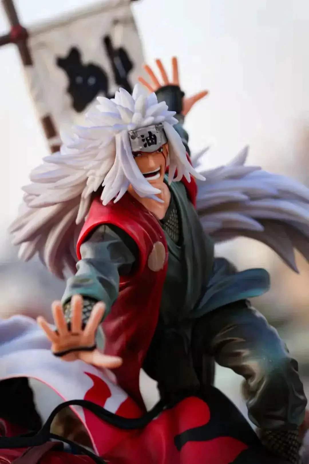 Jiraiya Minato and Naruto Anime Figurines, NARUTO SHIPPUDEN Figures Master and Apprentice Figure 41cm - ToylandEU