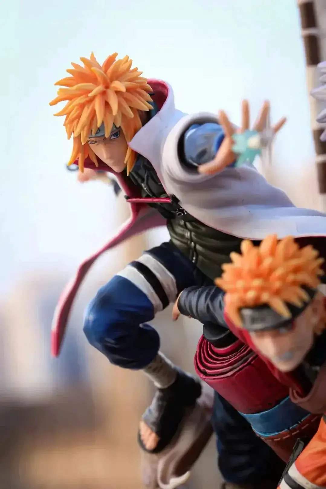 Jiraiya Minato and Naruto Anime Figurines, NARUTO SHIPPUDEN Figures Master and Apprentice Figure 41cm - ToylandEU