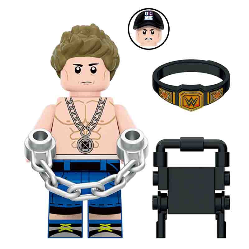 John Cena Minifigure | LEGO Compatible | Toylandeu™