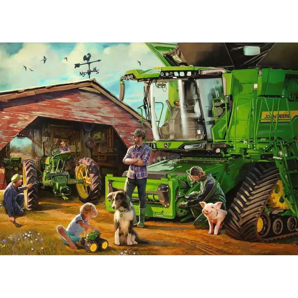  John Deere Jigsaw Puzzle Deluxe 1000 Piece Then And Now -  ToylandEU™