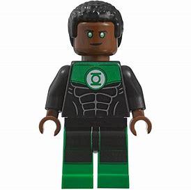 Green Lantern John Stewart Figure ABS Plastic Custom Figure Detailing Collectible - ToylandEU