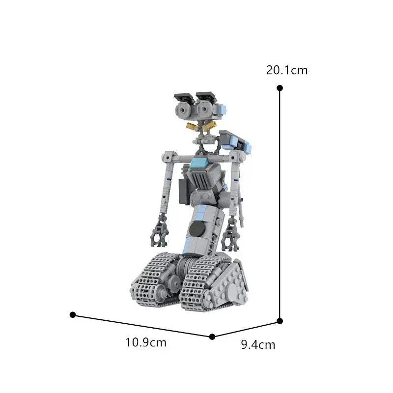  Johnny 5 Robot Building Kit LEGO Compatible Blocks STEM Toy -  ToylandEU™