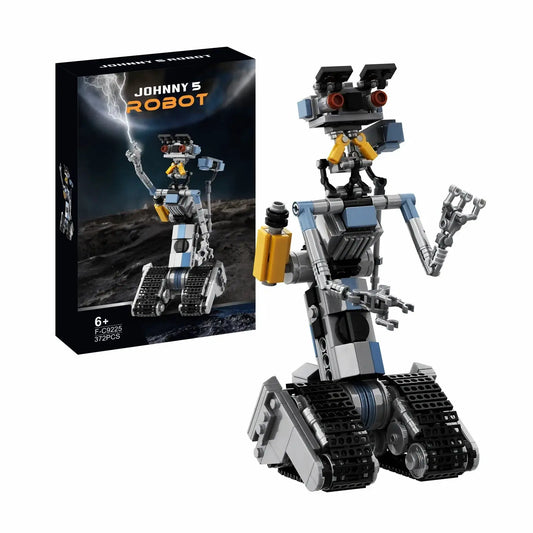 Hot Johnny 5 Robot Toys Classic Movie Short Open Circuit Figures Robot Model Building Kit Decor Building Bricks Set Toys Box - ToylandEU