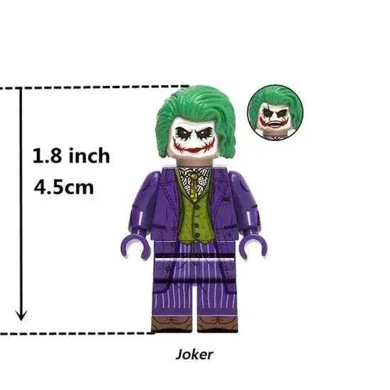 Joker Figure LEGO Compatible ABS Plastic Durable Figure For Collectors And Play Display - ToylandEU