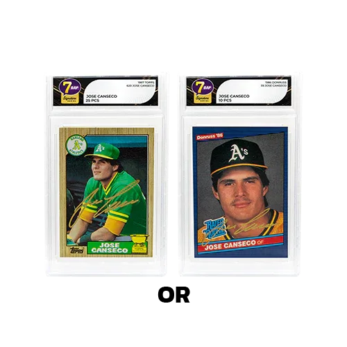 Autographed Sports Memorabilia Set Iverson And Canseco