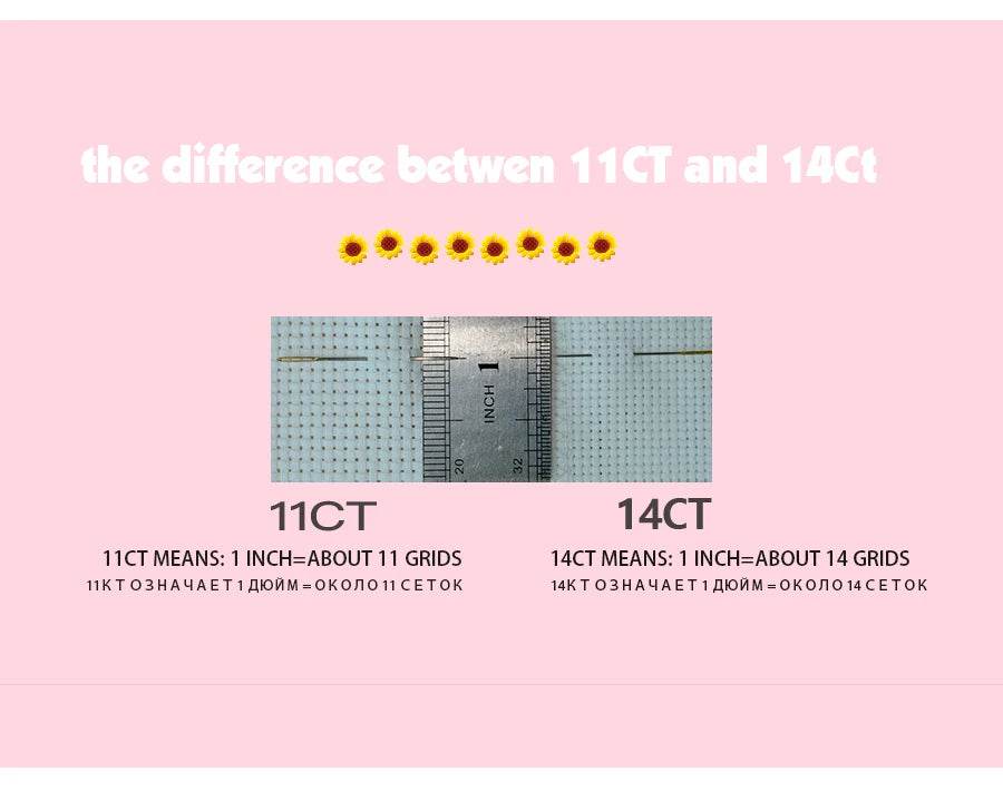 Joy Sunday Cartoon Magic Book Cross Stitch Kits - 11CT & 14CT Stamped DIY Craft Set - ToylandEU