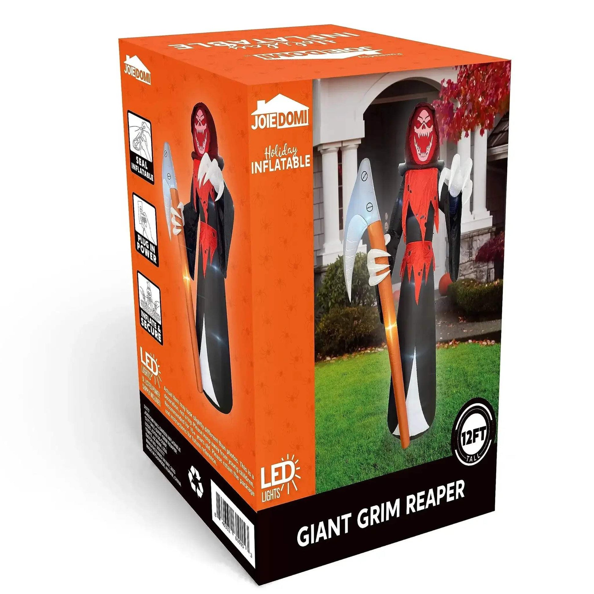 Joyfy 12 Ft Grim Reaper Inflatable With Built In LEDs - ToylandEU