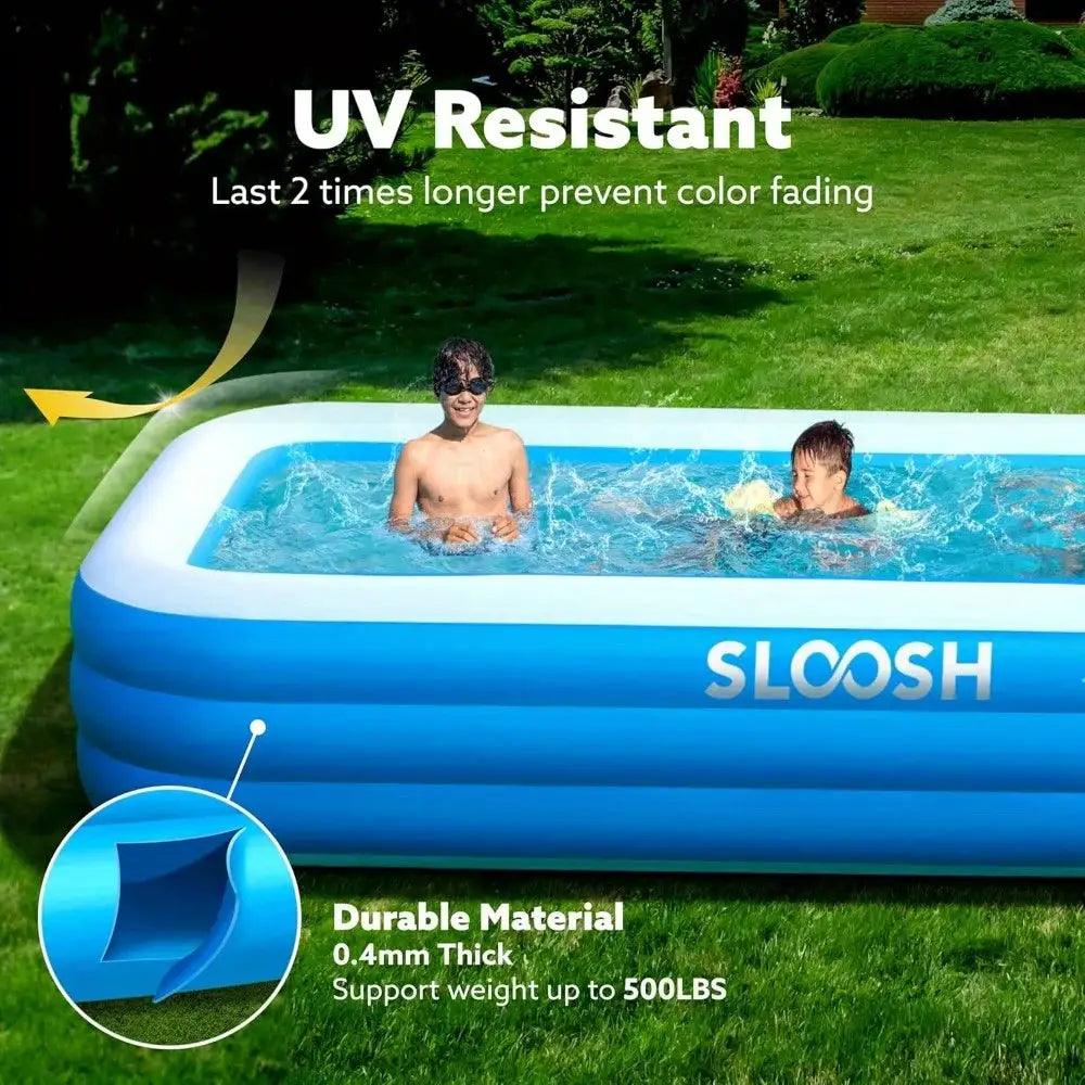  Joyfy 120 Inch Inflatable Family Swimming Pool Backyard -  ToylandEU™
