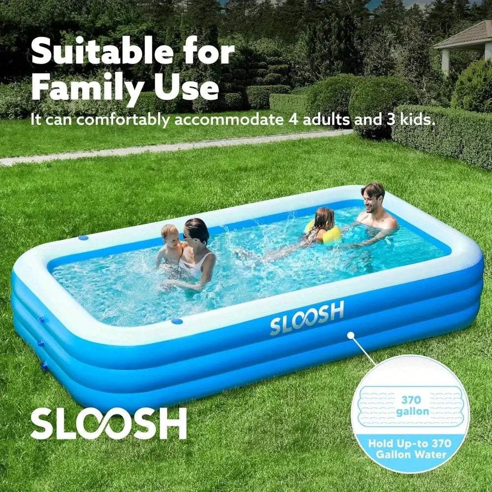  Joyfy 120 Inch Inflatable Family Swimming Pool Backyard -  ToylandEU™