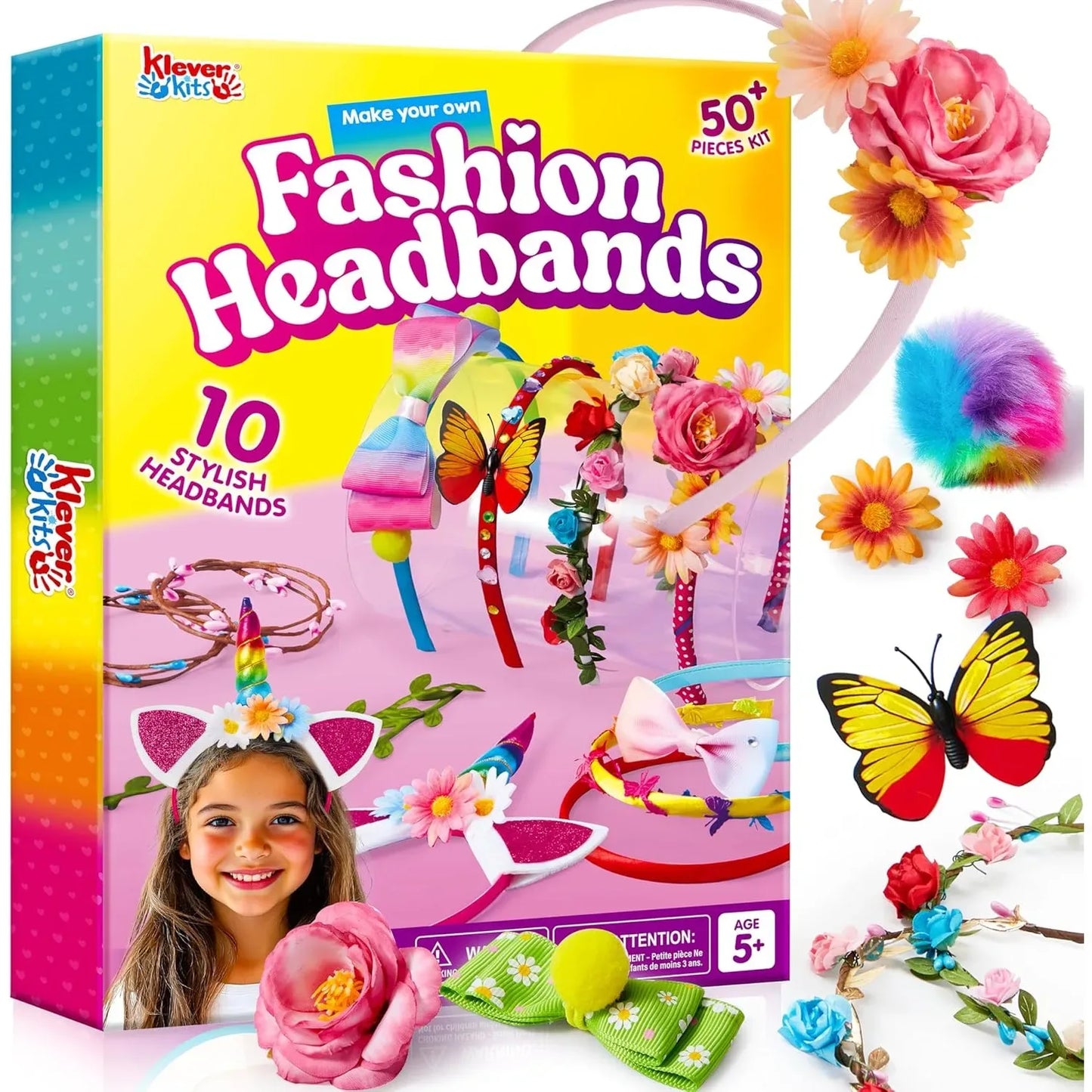 Joyfy 2-In-1 Headband Making Kit For Girls DIY Hair Accessories - ToylandEU