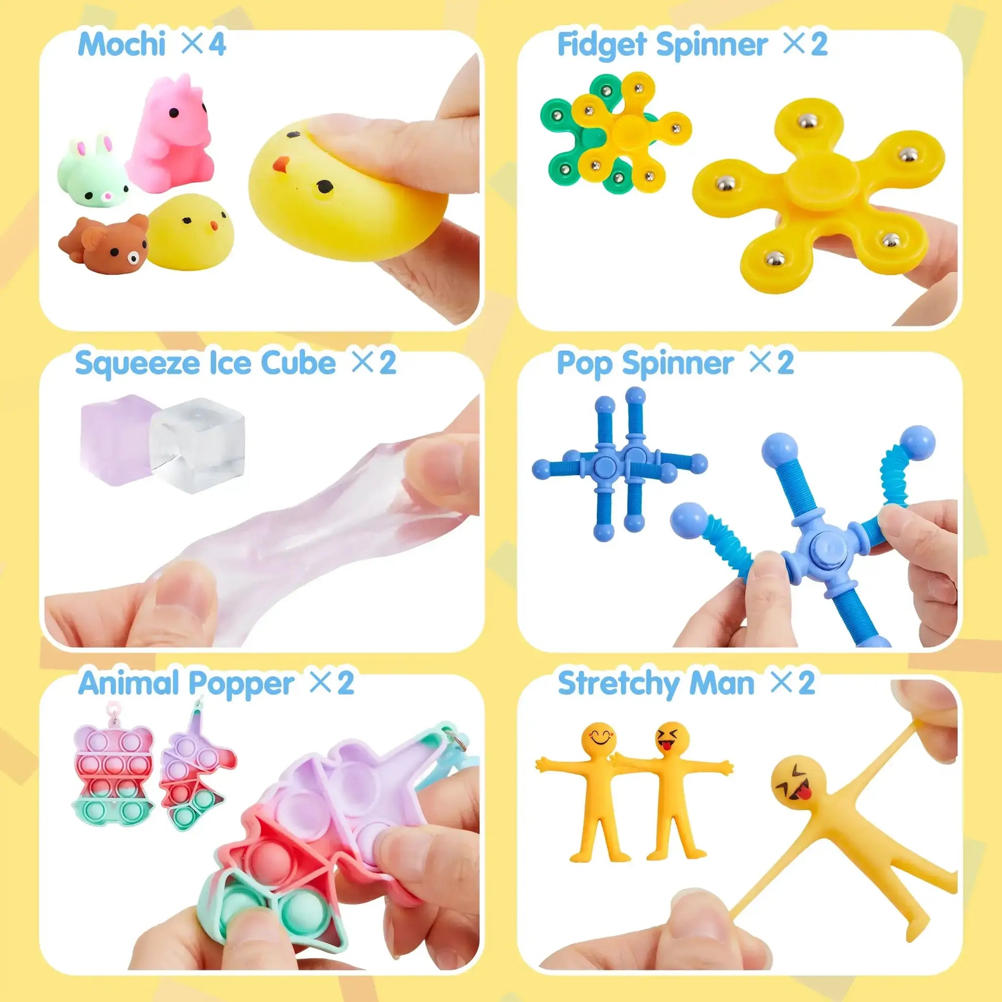 Joyfy 60 Pack Fidget Toys For Parties And Stress Relief - ToylandEU