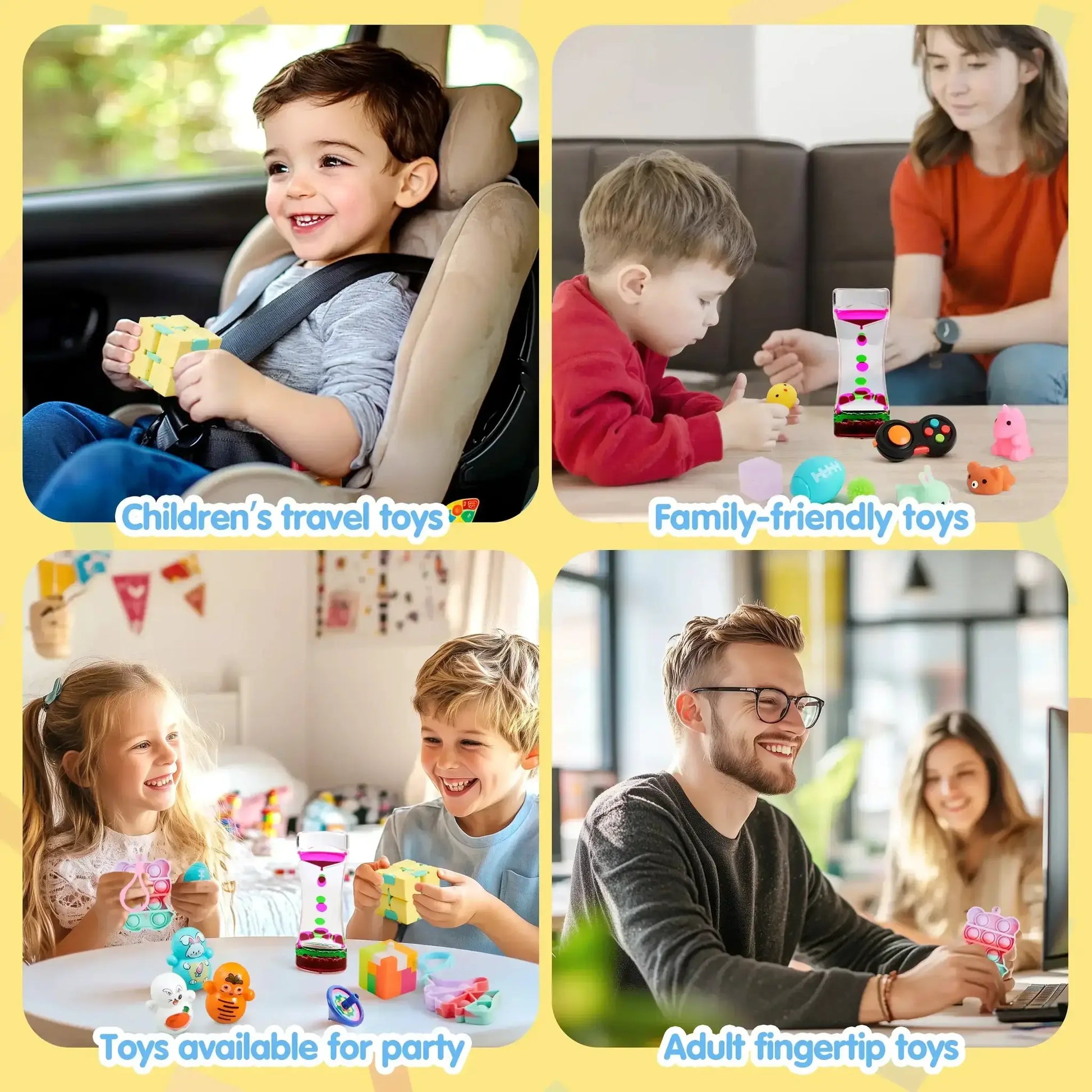 Joyfy 60 Pack Fidget Toys For Parties And Stress Relief - ToylandEU