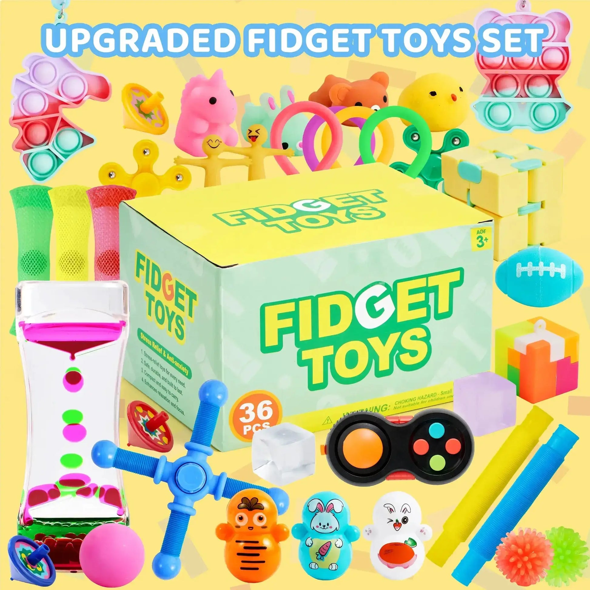 Joyfy 60 Pack Fidget Toys For Parties And Stress Relief - ToylandEU