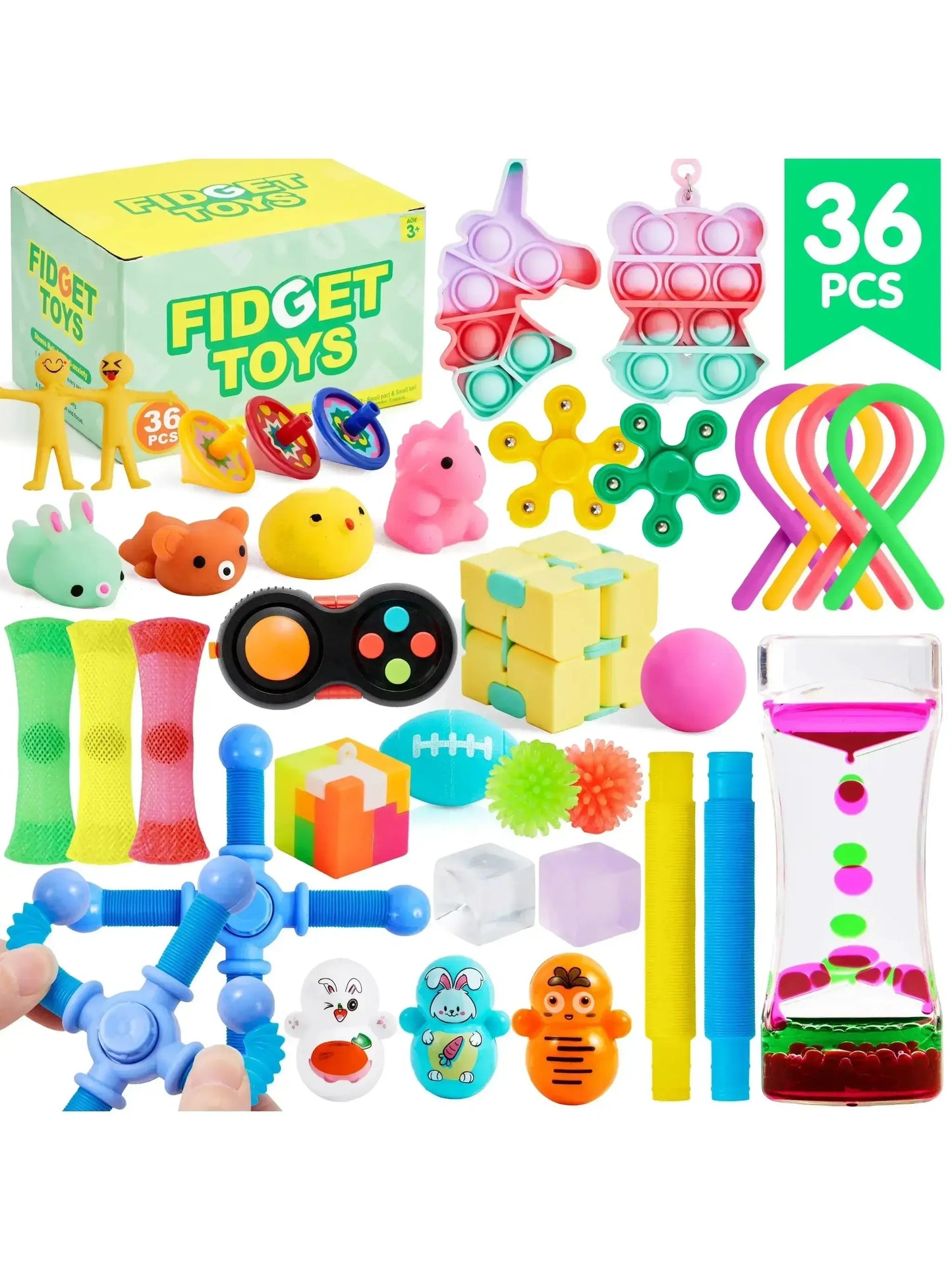 Joyfy 60 Pack Fidget Toys For Parties And Stress Relief - ToylandEU