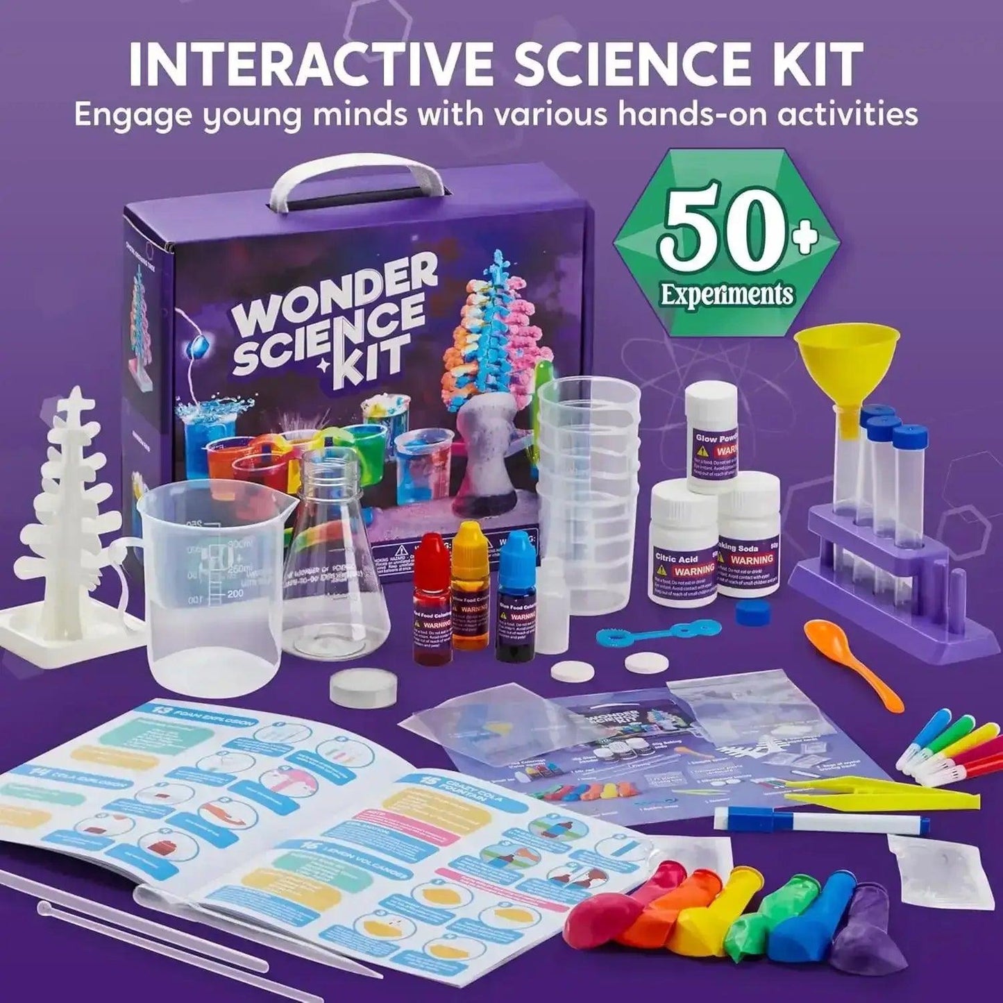  Joyfy Chemistry Science Kit Over 50 Experiments -  ToylandEU™