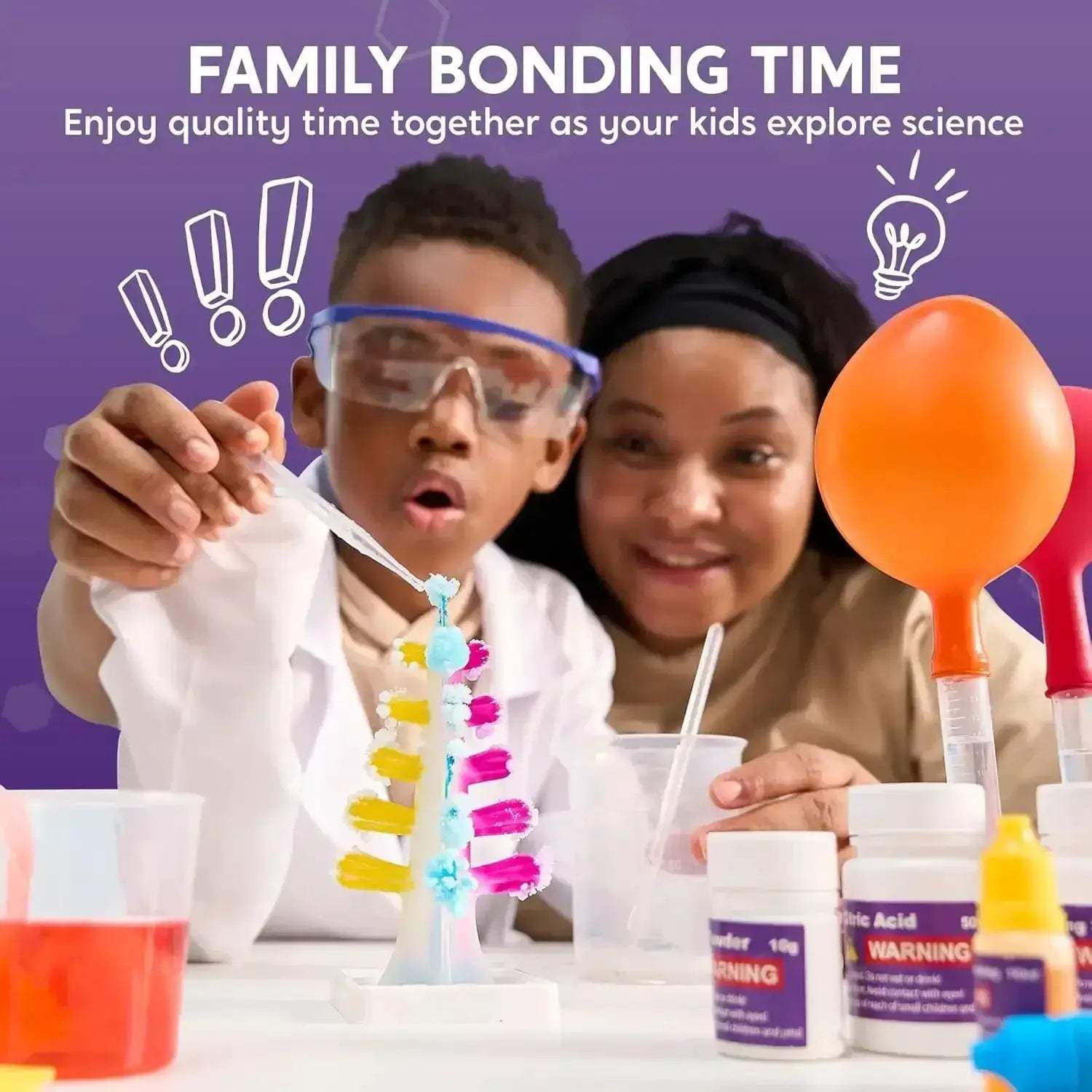 Joyfy Chemistry Science Kit for Kids 8-12 with 50 Experiments - ToylandEU