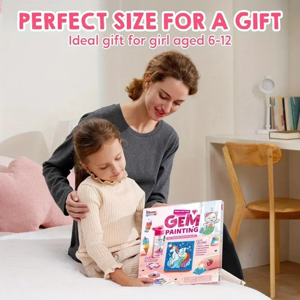 Joyfy Diamond Painting Kit for Kids 16 Projects All Inclusive - ToylandEU