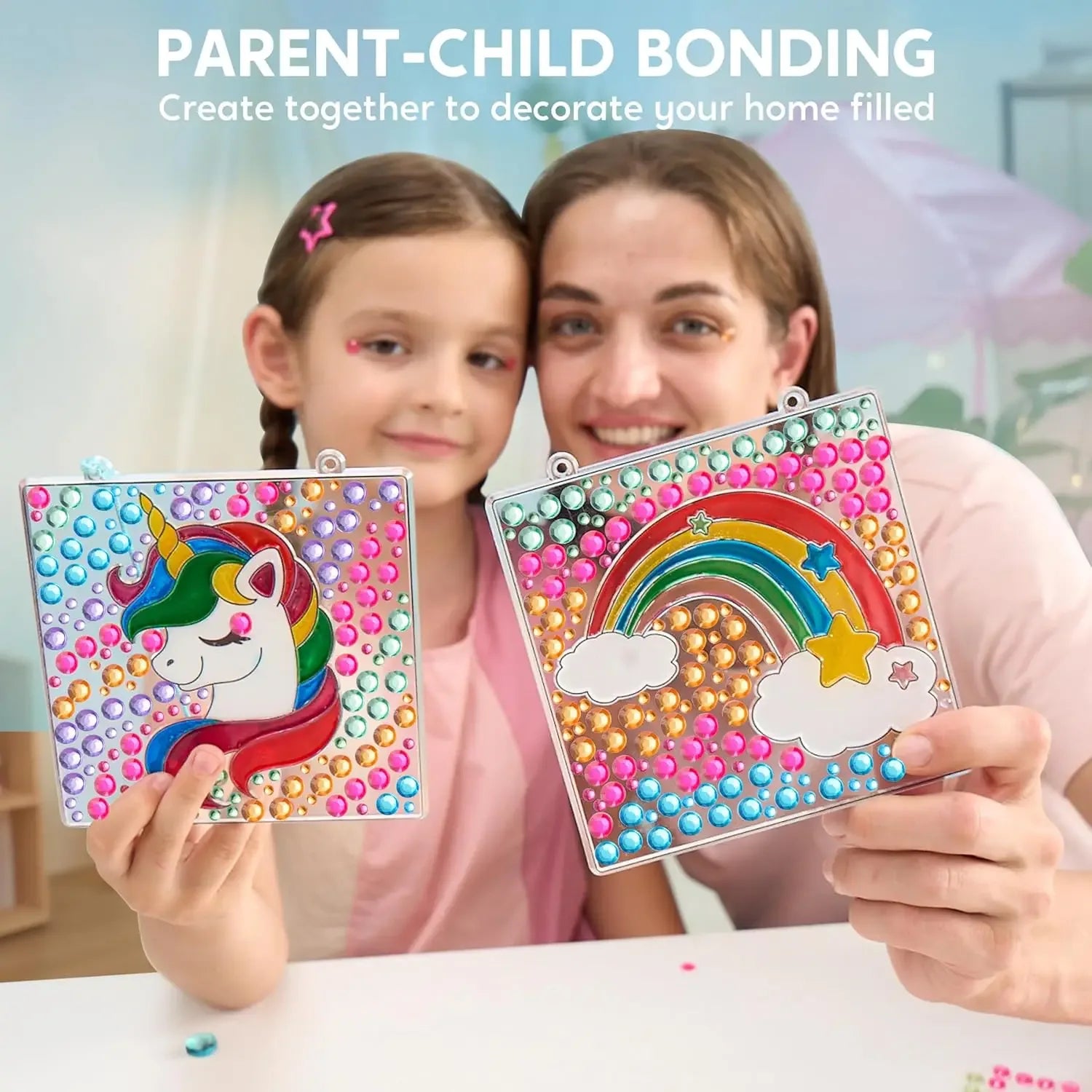 Joyfy Gem Suncatcher Set 4 Window Art Designs For Kids - ToylandEU