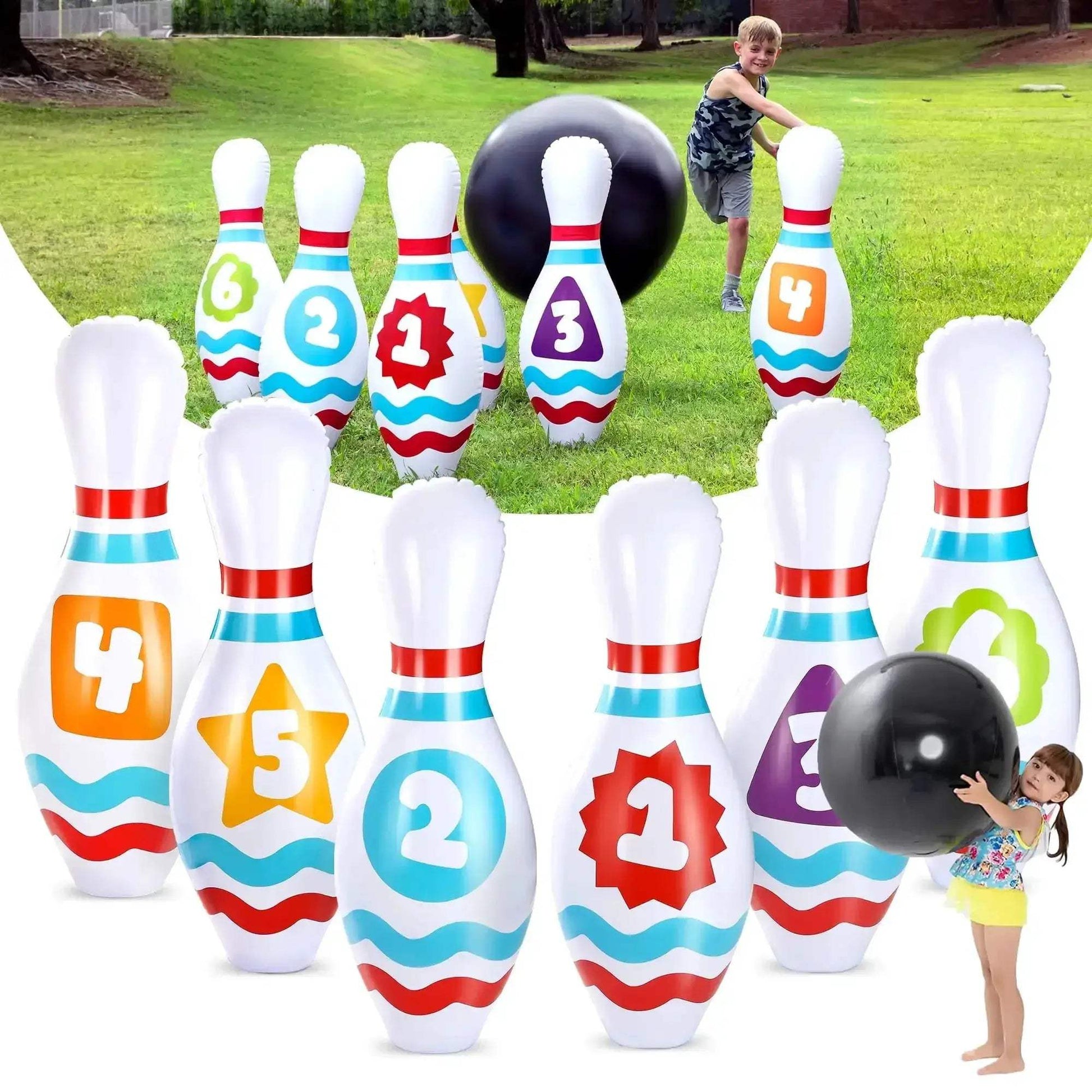 Joyfy Inflatable Bowling Set For Kids And Adults Party Ready - ToylandEU