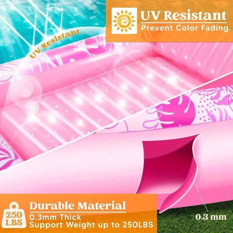  Joyfy Inflatable Pool Lounger Float With Pillow Deluxe -  ToylandEU™