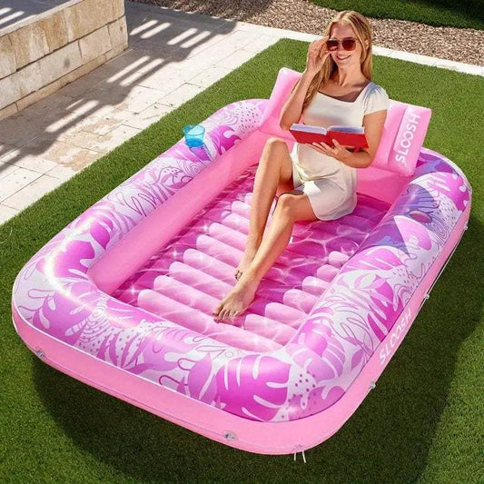  Joyfy Inflatable Pool Lounger Float With Pillow Deluxe -  ToylandEU™