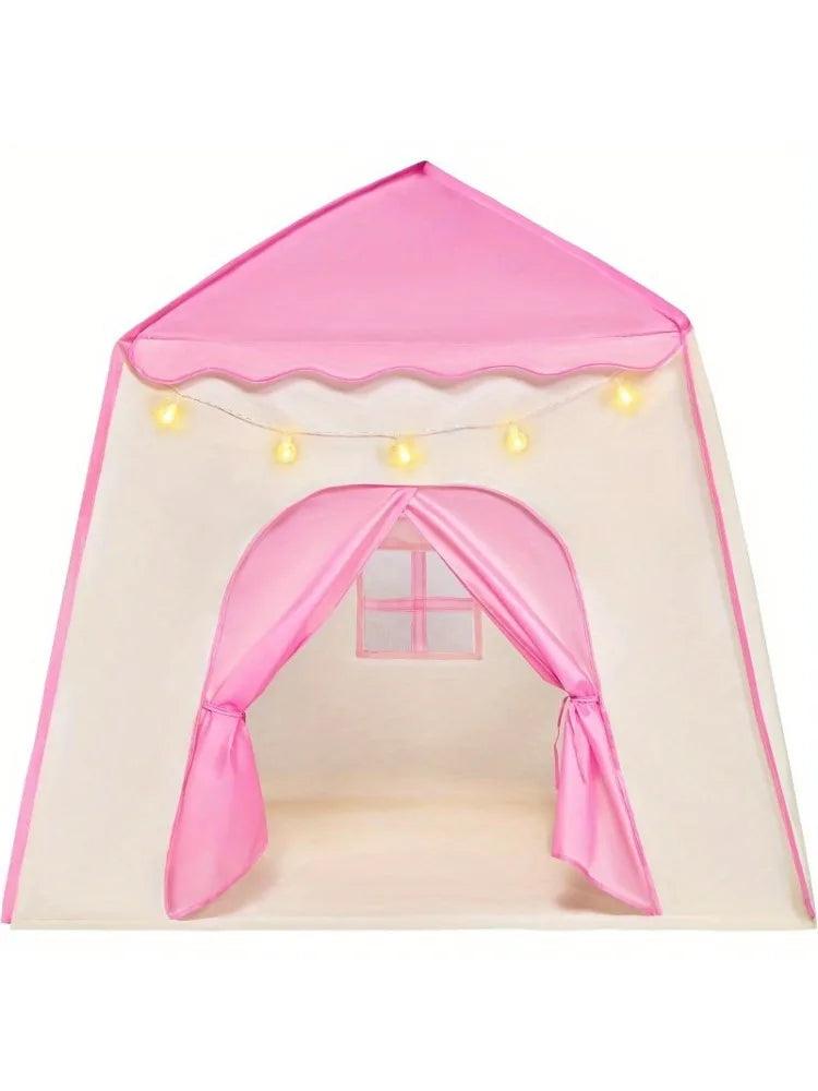  Joyfy Pink Princess Tent Led Star Lights Playhouse -  ToylandEU™