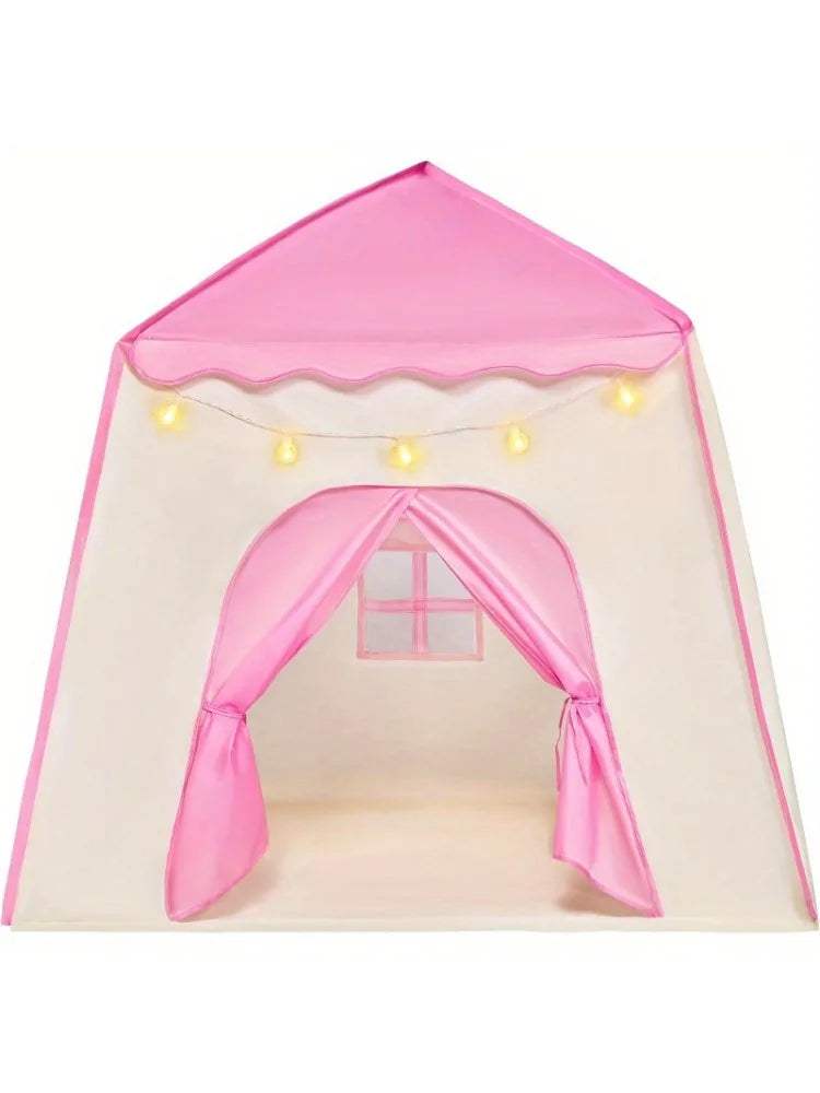  Joyfy Pink Princess Tent Led Star Lights Playhouse -  ToylandEU™